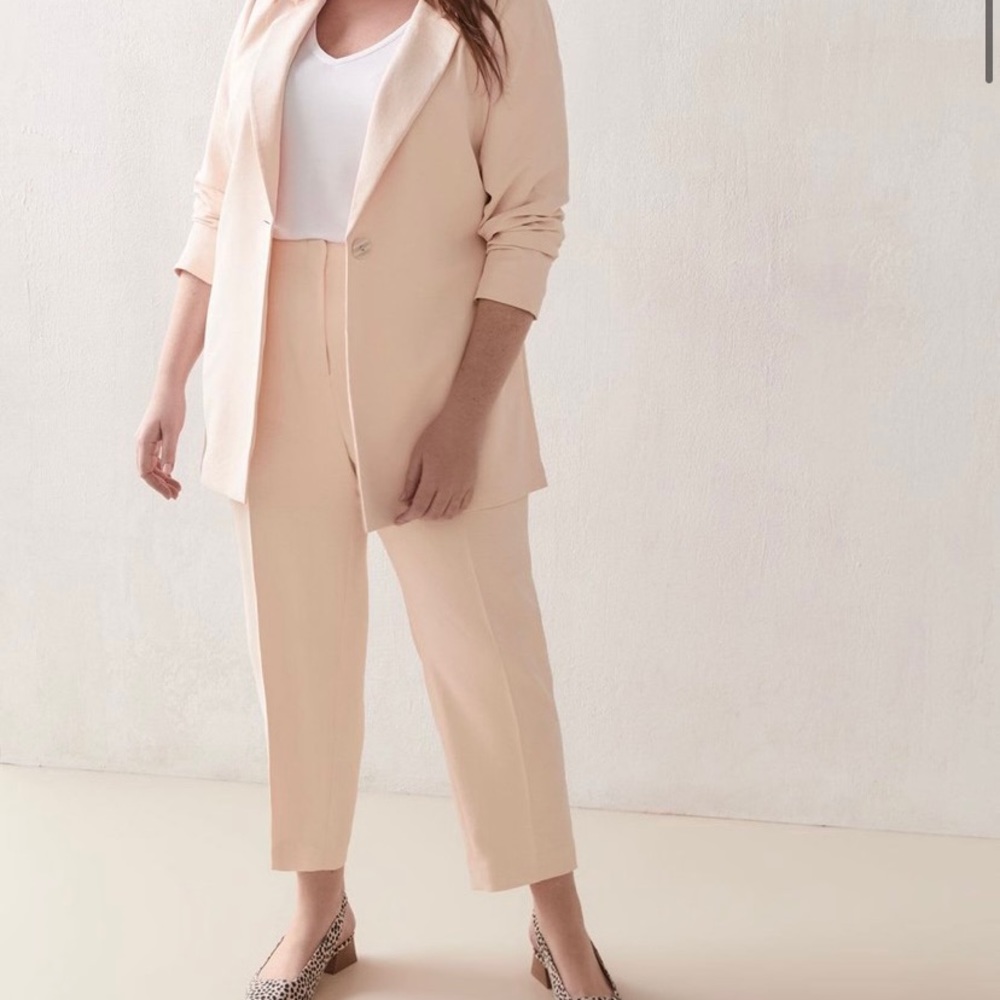 Addition Elle Light Pink Business Suit Size 14.